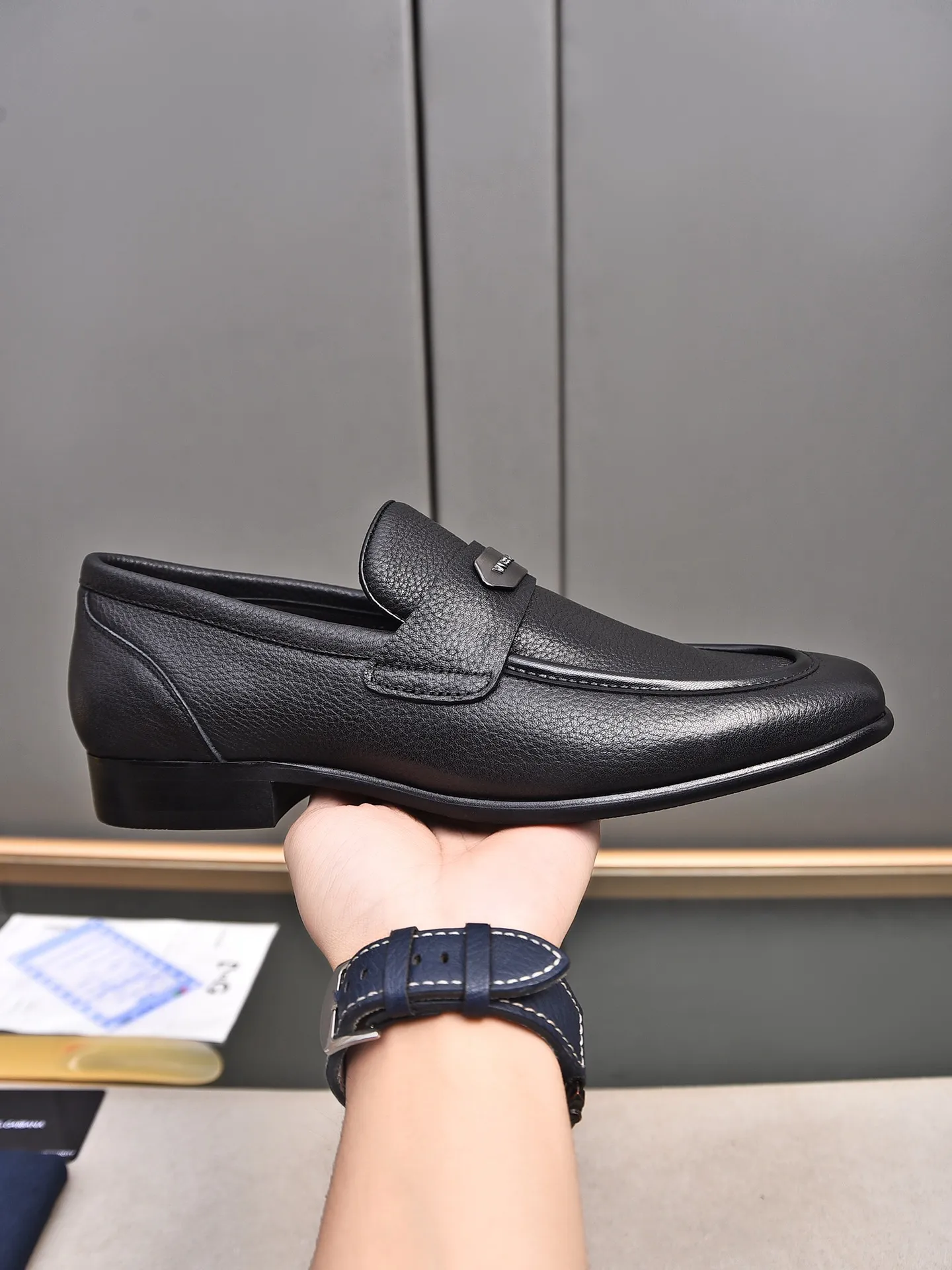 👍👍Men's shoes💰480 **Boutique recommendation**DG**The latest business formal leather shoes, official website synchronization, top version on the market, purely handmade. Fabric: imported calfskin with water-dyed cow lining 38, 39, 40, 41, 42, 43, 44 (customized at 45